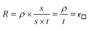 sheet resistance equation [2]