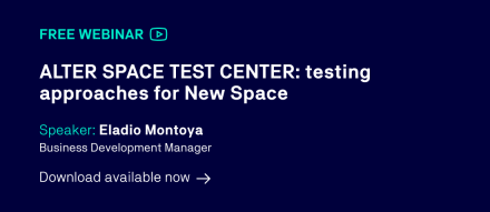 Webinar available for download – ALTER SPACE TEST CENTER_ testing approaches for New Space